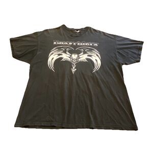 Vintage Easyriders Tee Shirt Harley Davison Bike Week Black Y2K 90s Skull XL